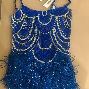 Rhinestoned bejeweled bodysuit